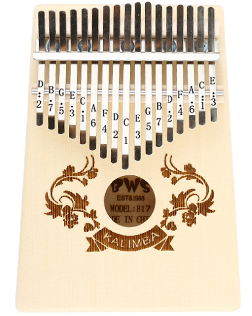 Mahogany Kalimba Thumb Piano