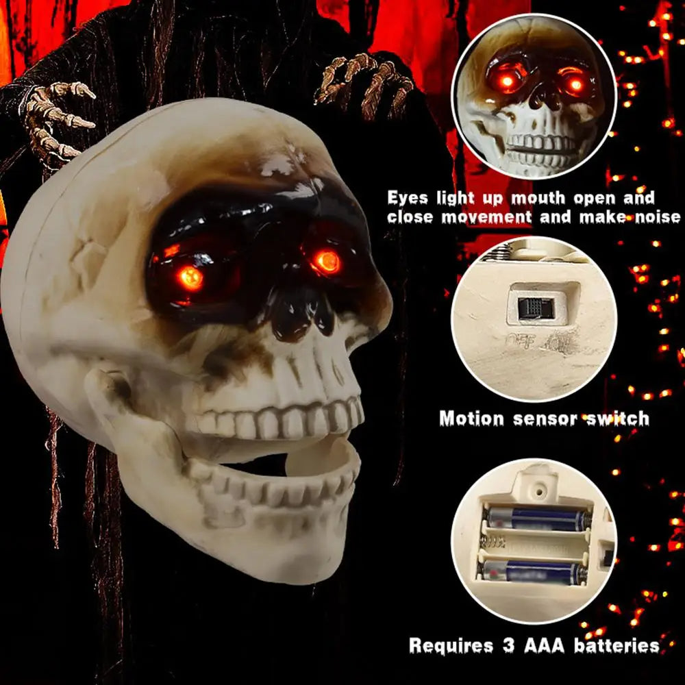 Animated Talking Skull Head