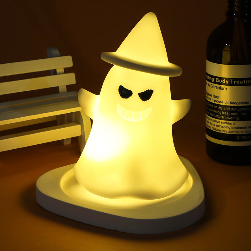Glowing Pumpkin & Ghost Mini Lamps