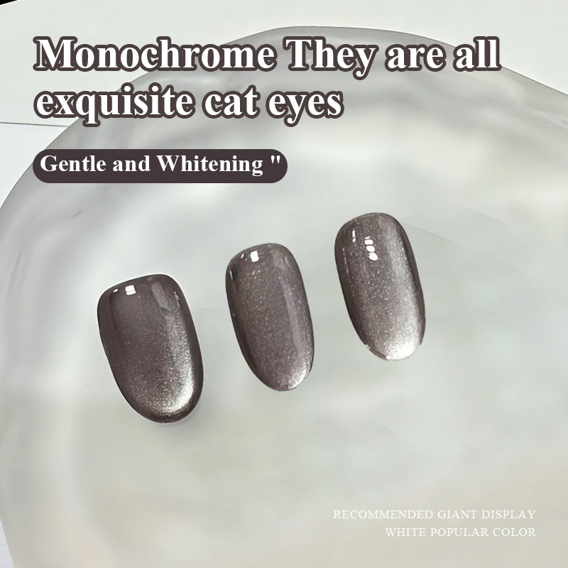 Magnetic Cat-Eye Gel Polish – Silver Gray (10 ml)