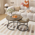 Round Nesting Coffee Tables (Set of 2)