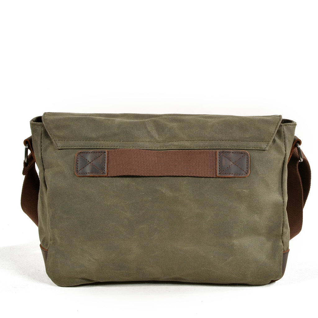 Washed Canvas Shoulder Bag