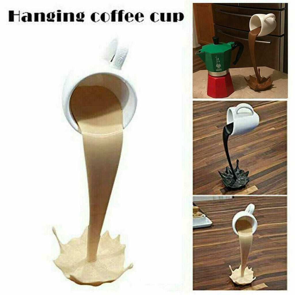 Floating Coffee Cup Sculpture