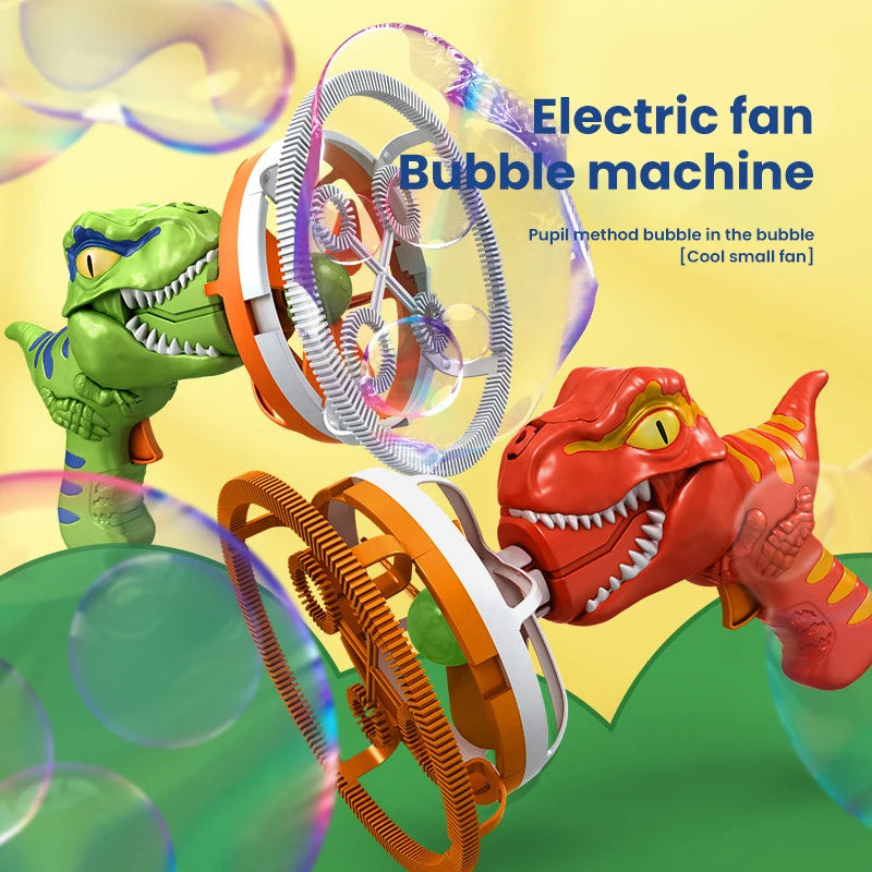 Dinosaur Bubble Fan Machine