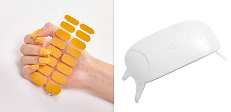 Letter Design Nail Stickers