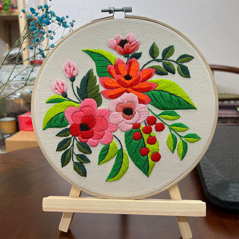 3D Flower Embroidery Kit