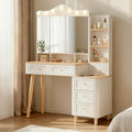 Makeup Vanity Desk with Lighted Mirror