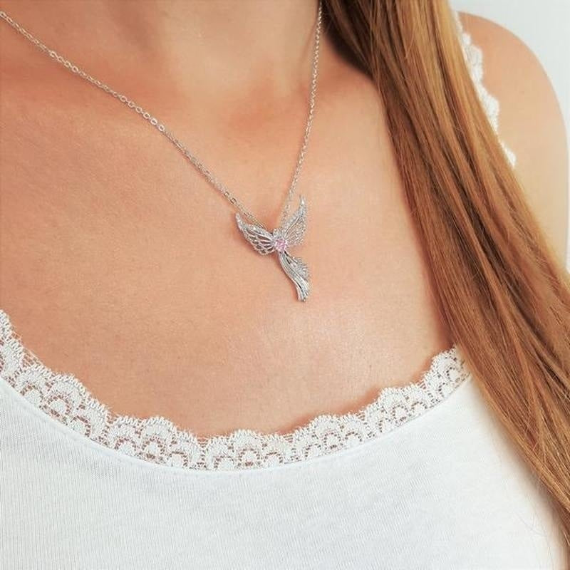 Virgin Mary Crystal Pendant