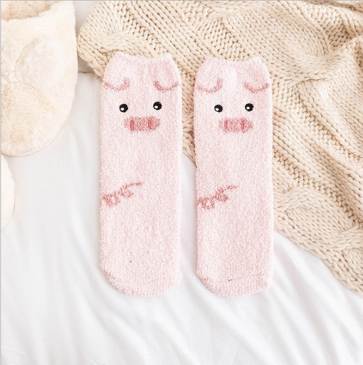 Cute Animal Fuzzy Socks