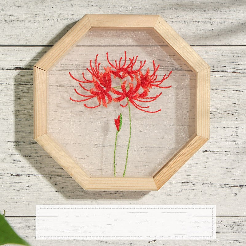 Silk Embroidery Kit with Frame