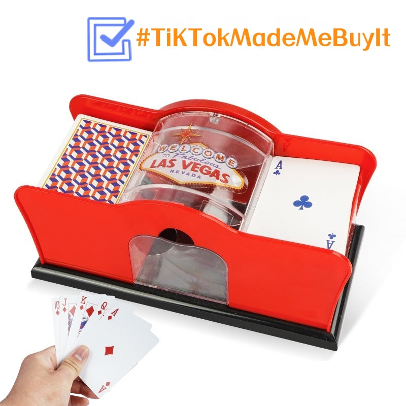 Hand-Crank Card Shuffler