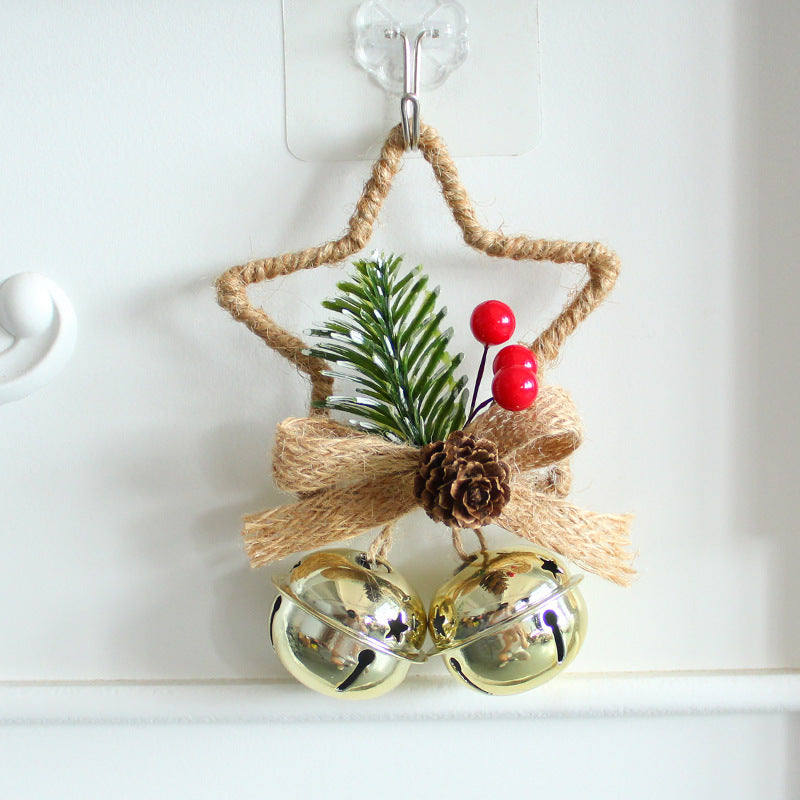 Christmas Star Bell Ornament