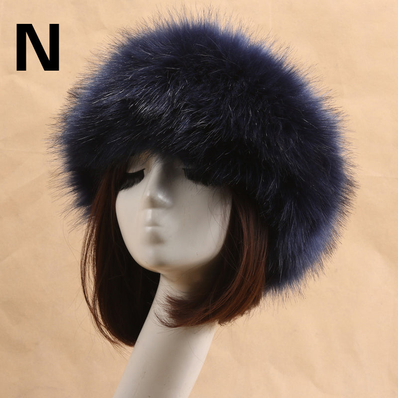 Faux Fur Open-Top Hat