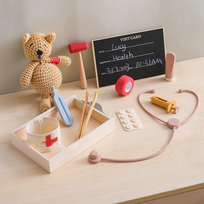Wooden Doctor Play Set
