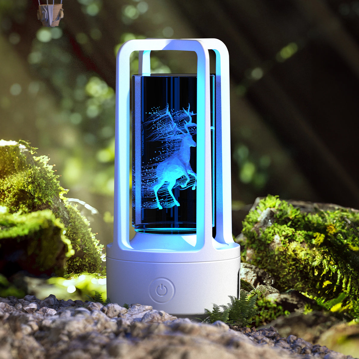 Acrylic Night Lamp & Bluetooth Speaker