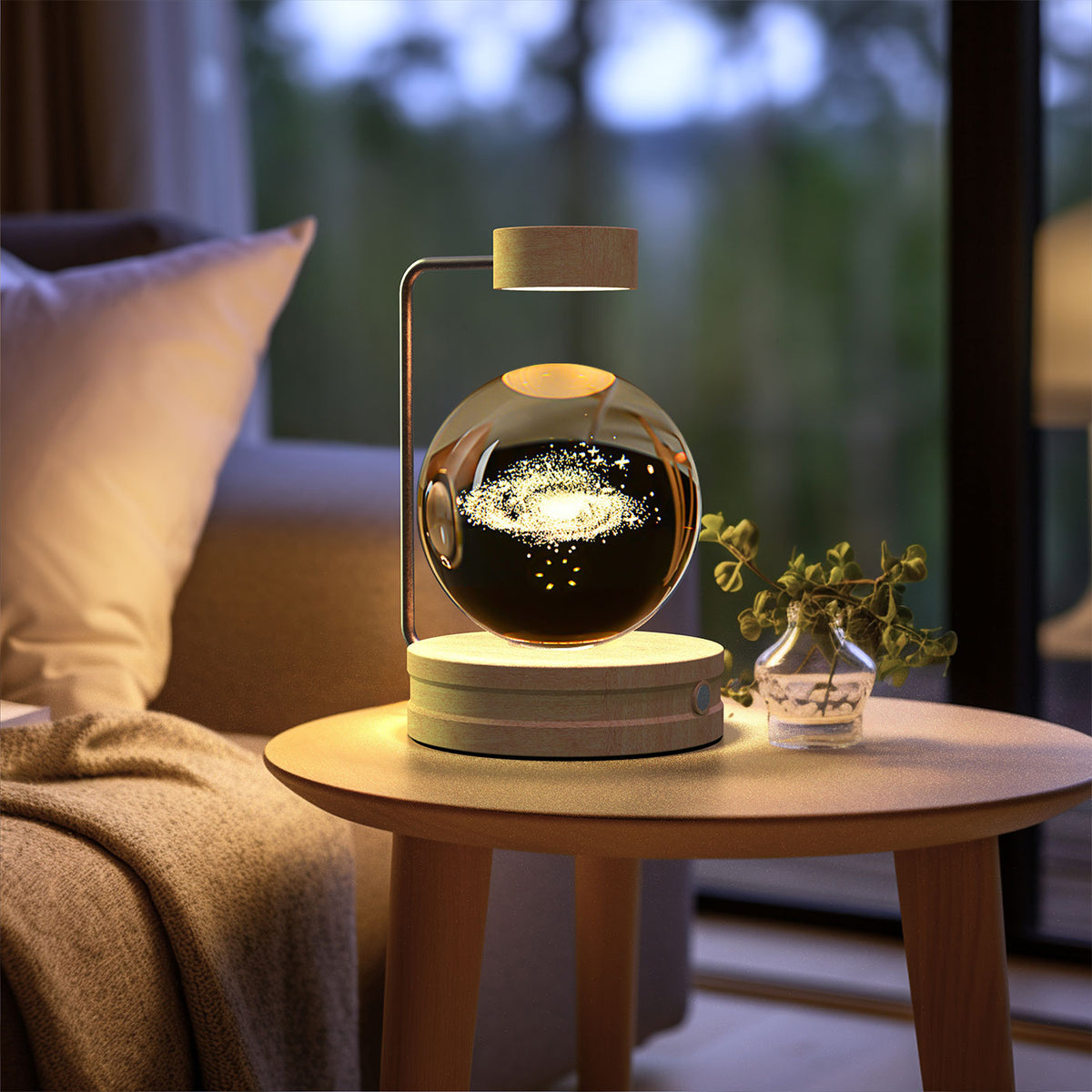 3D Crystal Ball Night Light