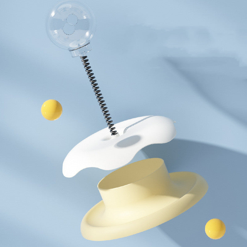 Treat-Dispensing Cat Spring Toy
