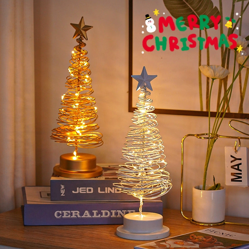 LED Spiral Christmas Tree Lamp