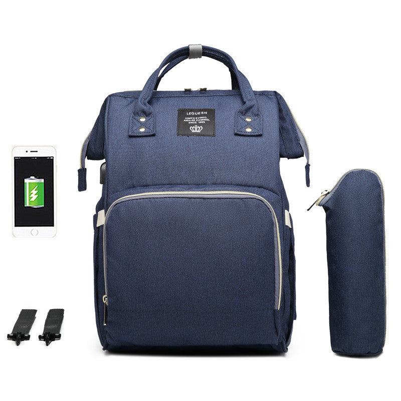 Large Multi-Pocket Diaper Bag