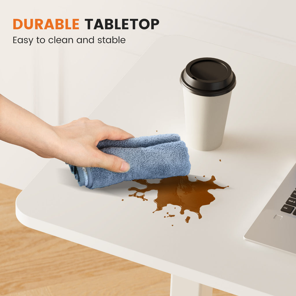 Rolling Height-Adjustable Laptop Table