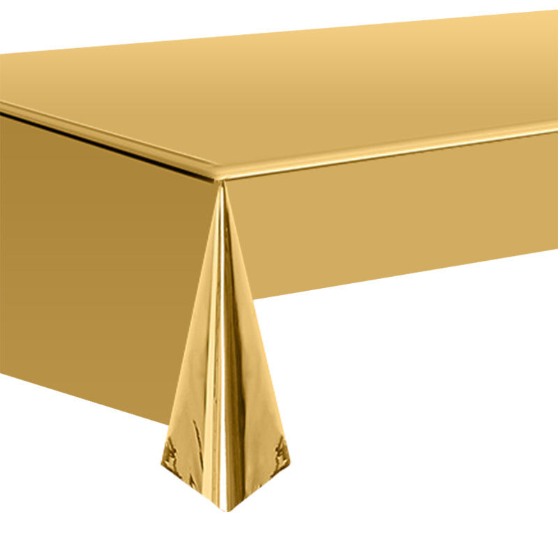Metallic Foil Party Tablecloth