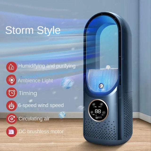 USB Bladeless Mist Cooler Fan