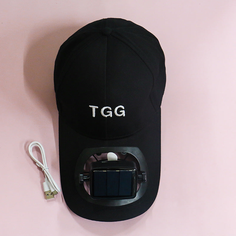Solar-Powered Fan Hat
