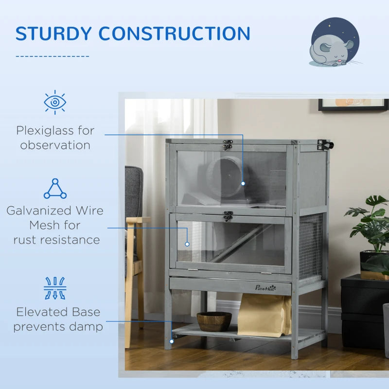 5-Tier Wooden Hamster Habitat
