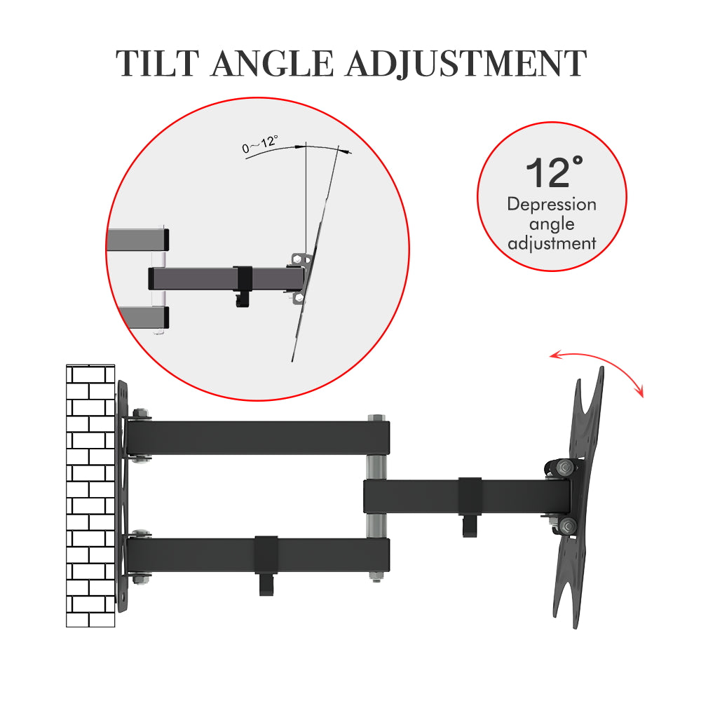 Swivel TV Wall Mount for 26–50" TVs
