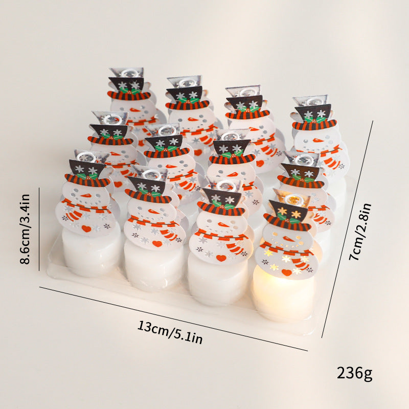 LED Christmas Candle Figures