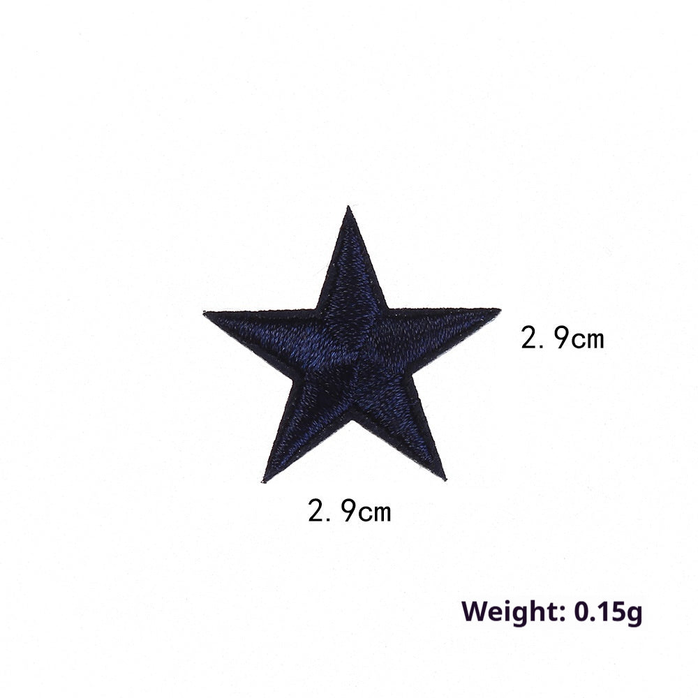Embroidered Star Patches