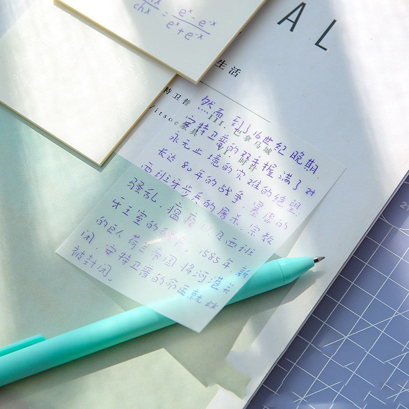 Transparent Sticky Notes