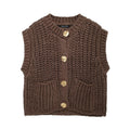 Women's Chunky Knit Vest