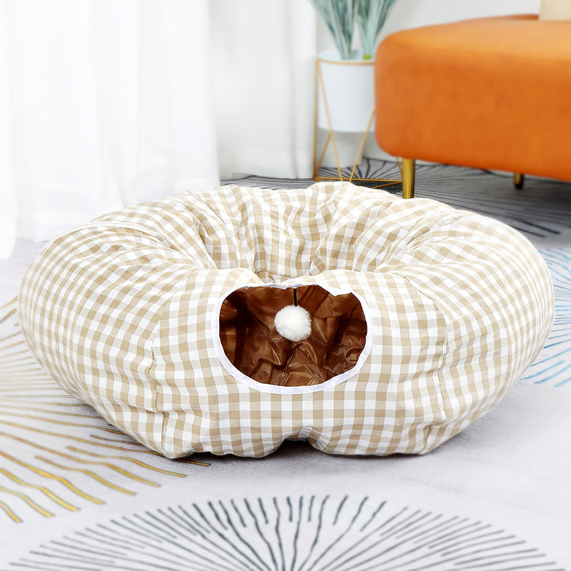 Donut Cat Tunnel Bed