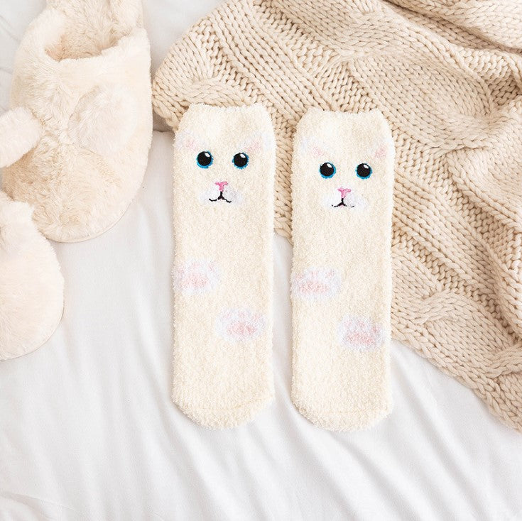 Cute Animal Fuzzy Socks