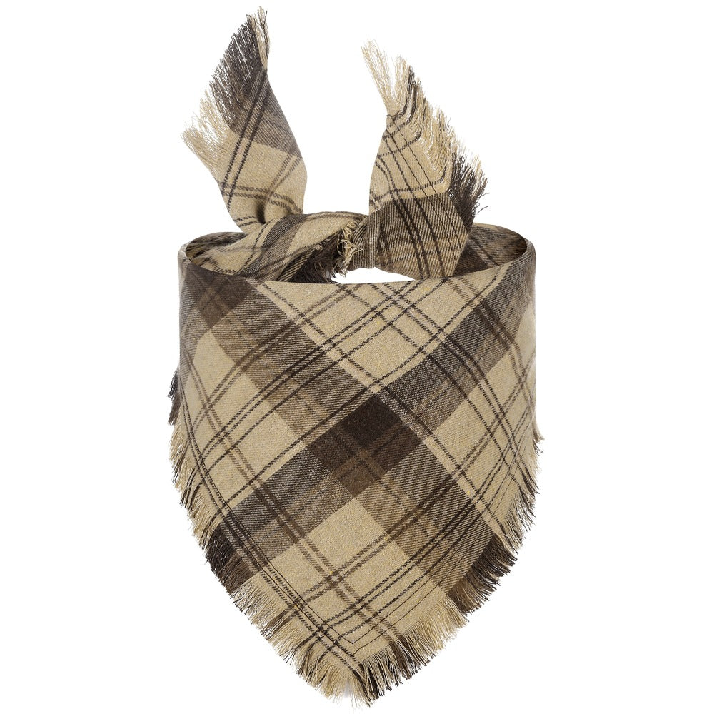 Fall Plaid Dog Bandana