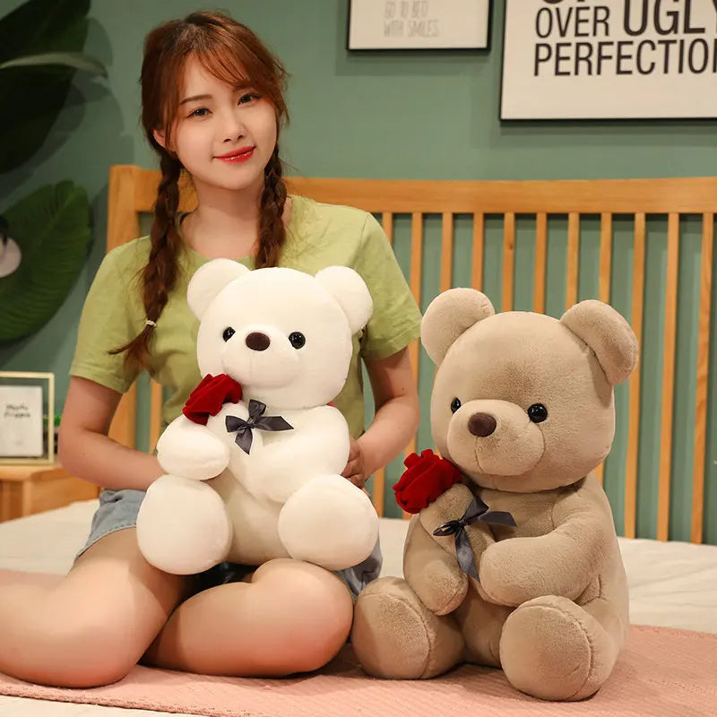Rose Teddy Bear Plush
