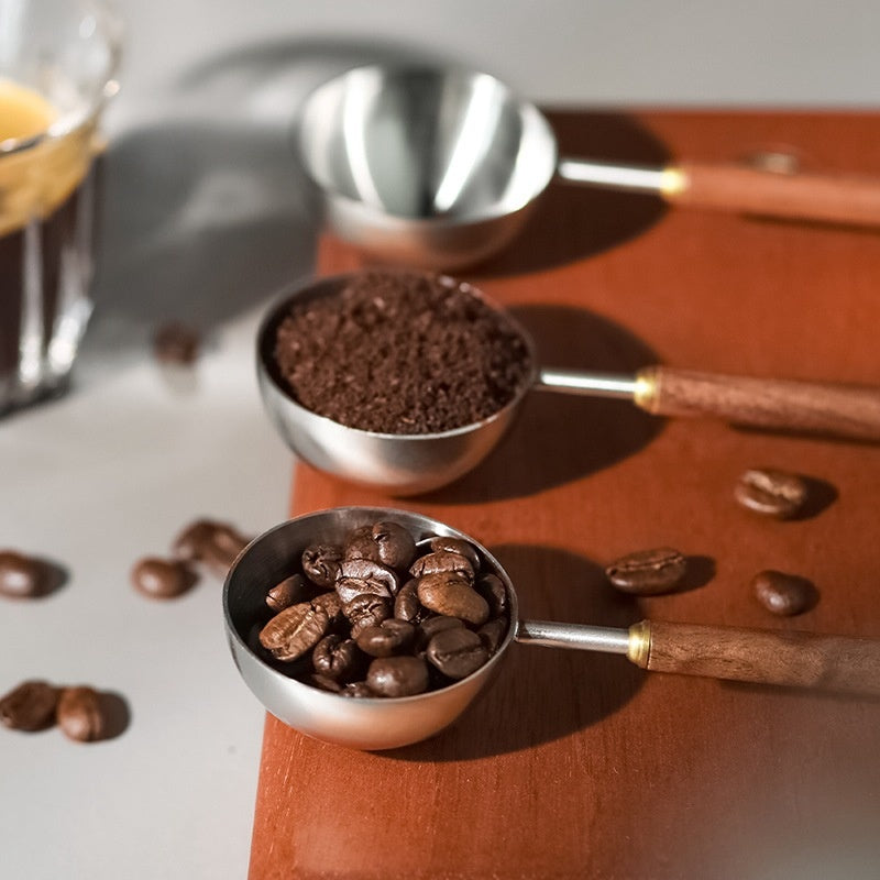 Walnut Handle Coffee Scoop