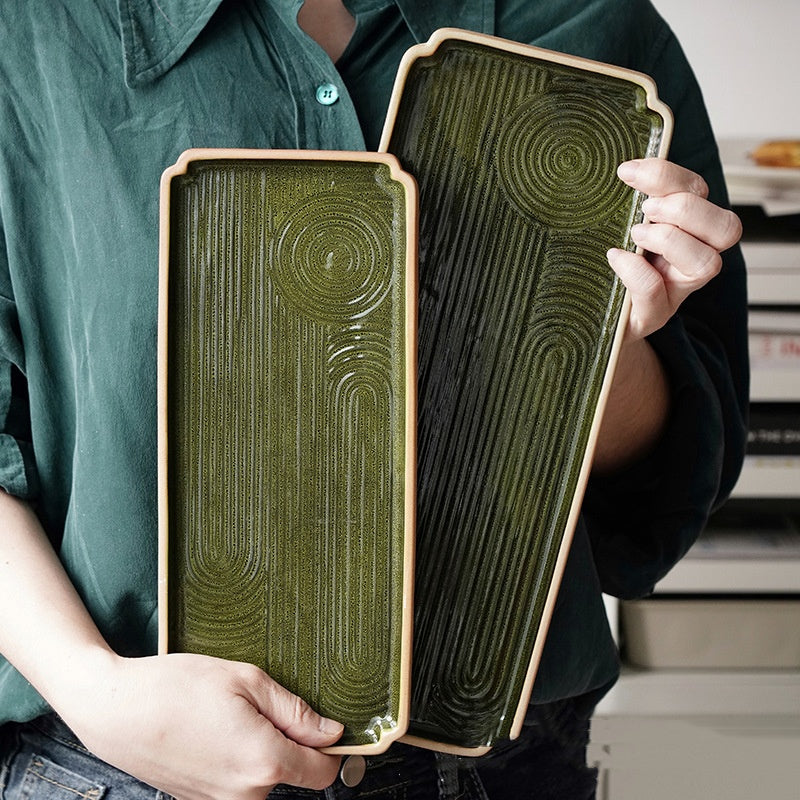 Rectangular Porcelain Sushi Plate