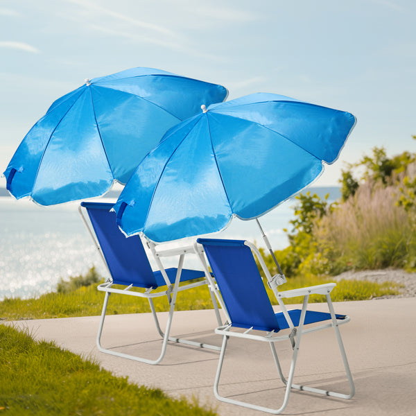 Folding Beach Chair with Umbrella