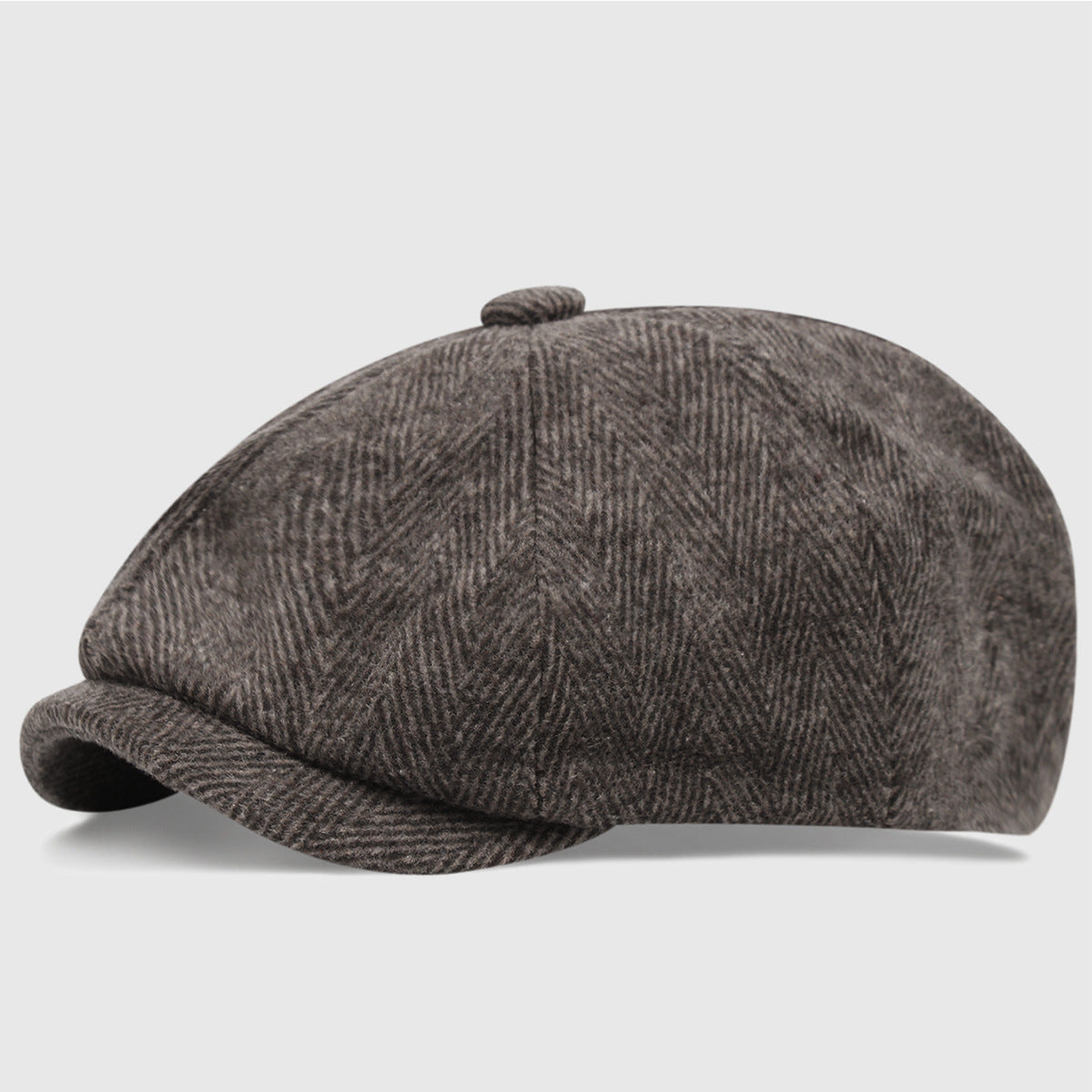 Octagonal Newsboy Cap
