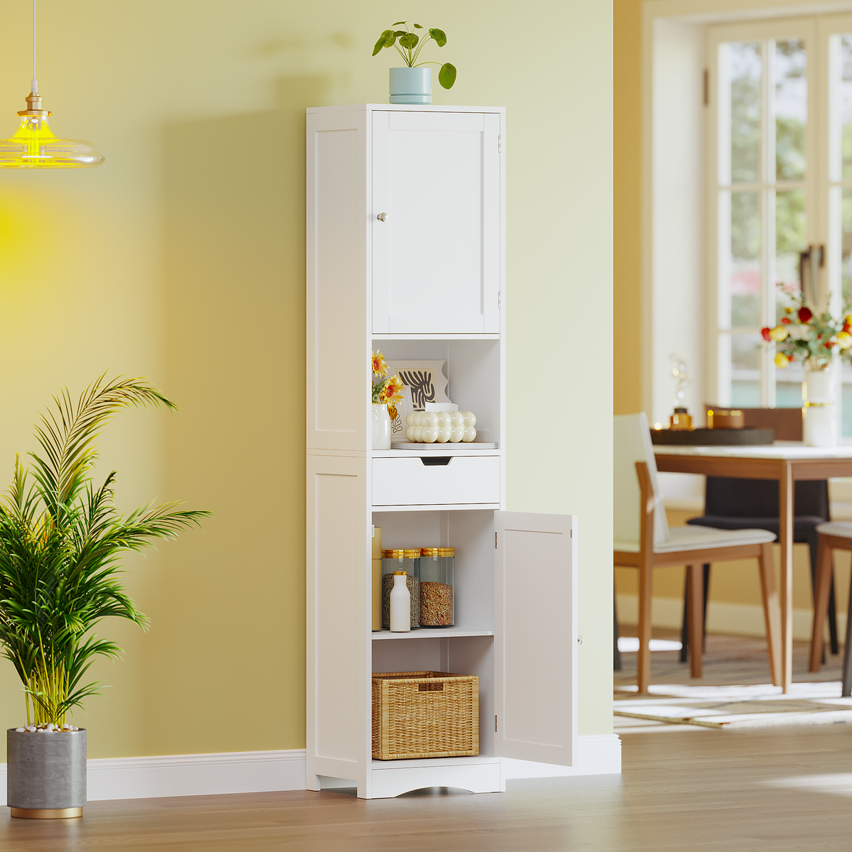 Tall Bathroom Storage Cabinet