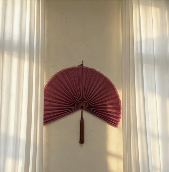 Decorative Bamboo Wall Fan