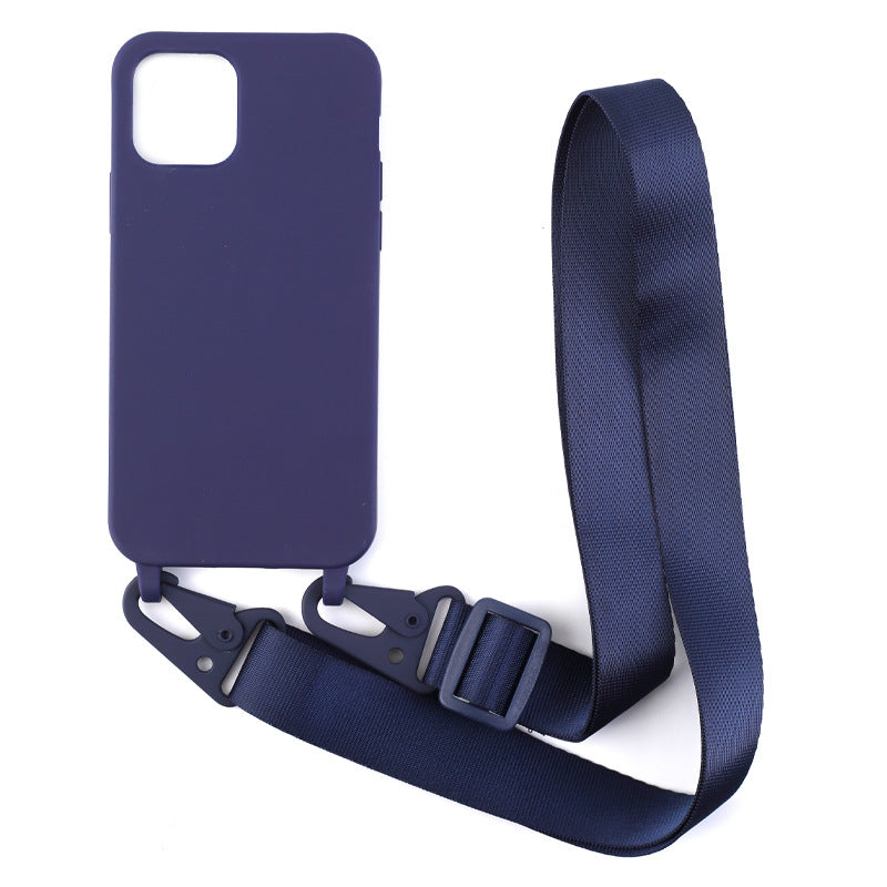 Solid Color Lanyard Case