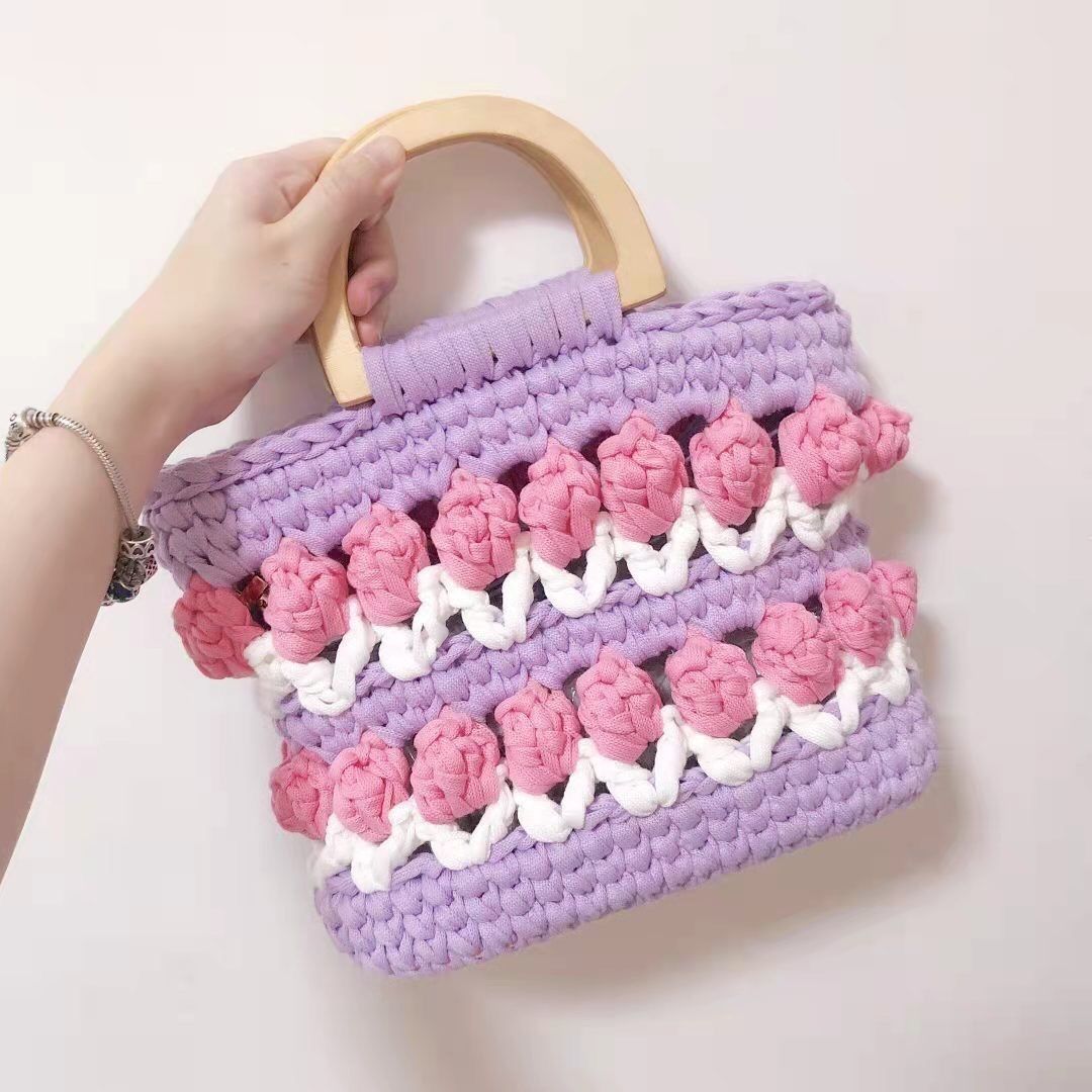 Crochet Tulip Handbag