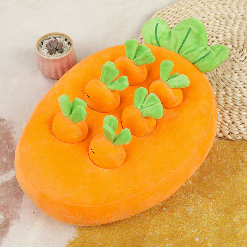 Pull-the-Carrot Snuffle Toy