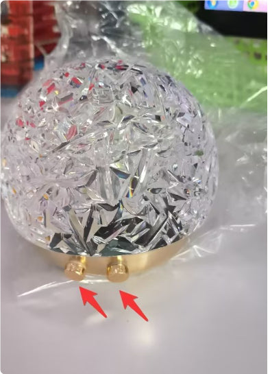 Water Ripple Crystal Lamp