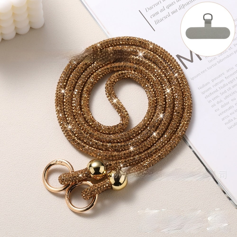 Rhinestone Phone Lanyard