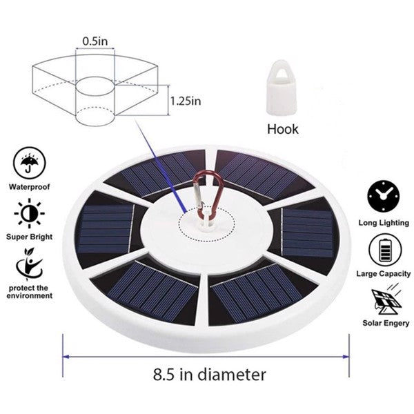 Solar Flagpole Light