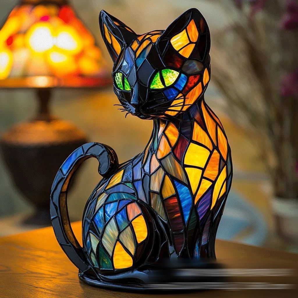 Color-Changing Dog Figure Lamp
